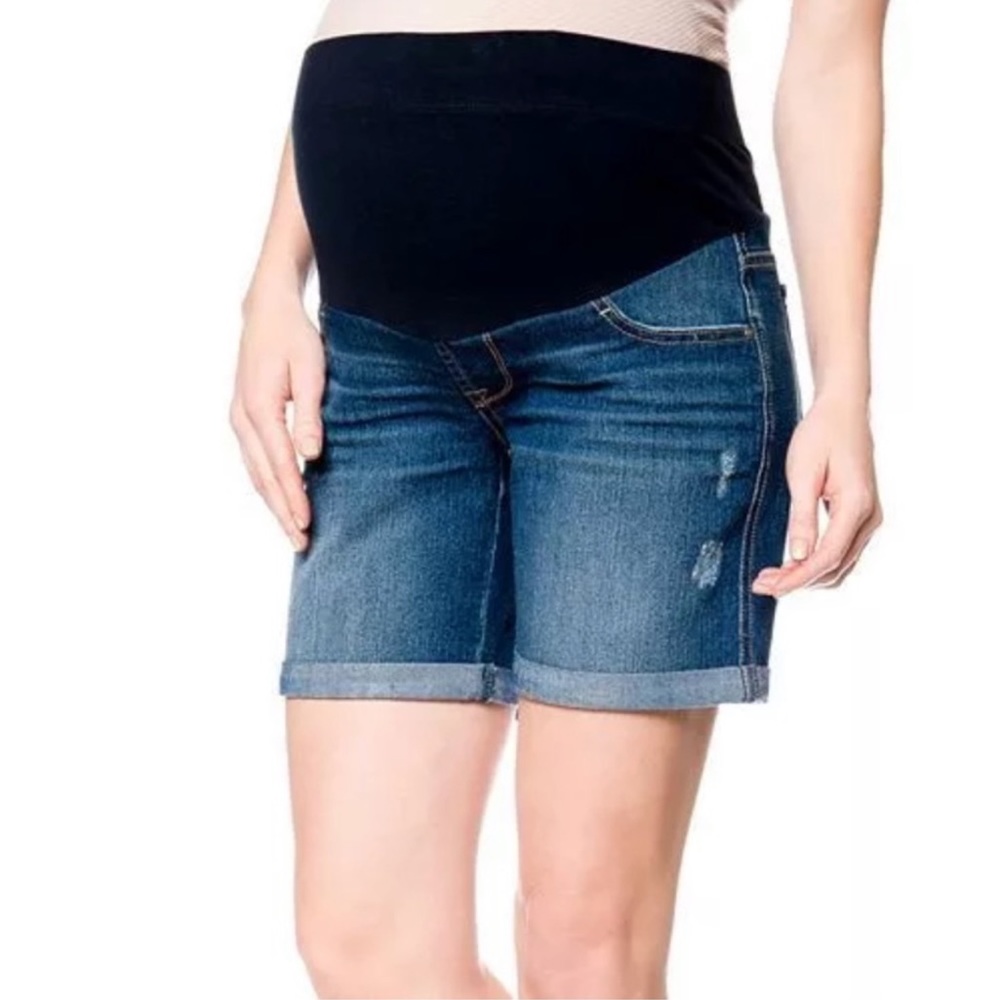 Oh Baby by Motherhood maternity denim shorts